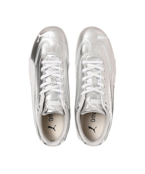 PUMA(プーマ)の「SPEEDCAT SILVER WNS 406881-01(スニーカー・メンズ・シルバー・25cm/23cm/24.5cm/23.5cm/24cm)」の4枚目の写真