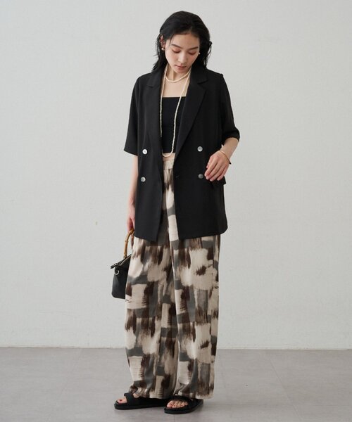 LOUNGEDRESS(ラウンジドレス)の「ペイントイージーパンツ(その他パンツ・レディース・グレー・FREE)」の3枚目の写真