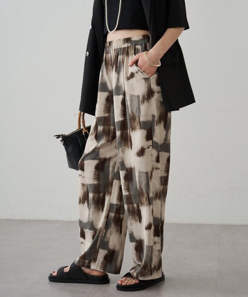 LOUNGEDRESS(ラウンジドレス)の「ペイントイージーパンツ(その他パンツ・レディース・グレー・FREE)」の8枚目の写真