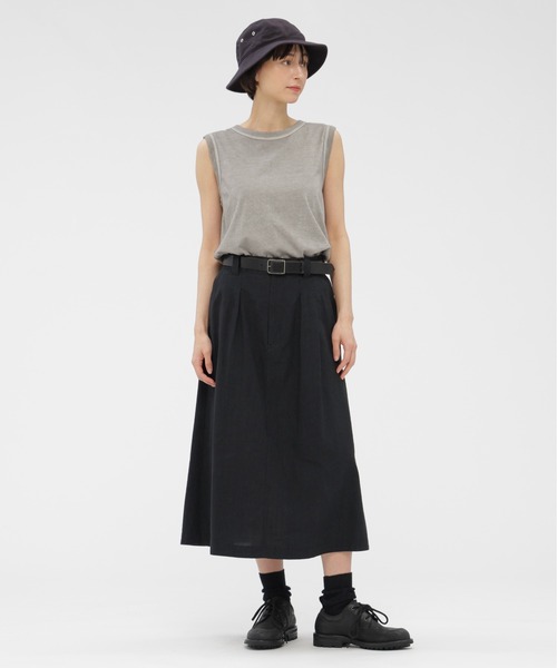 MHL.(エムエイチエル)の「WORKWEAR COTTON TWILL(ハット・レディース・ネイビー/ホワイト・FREE)」の7枚目の写真