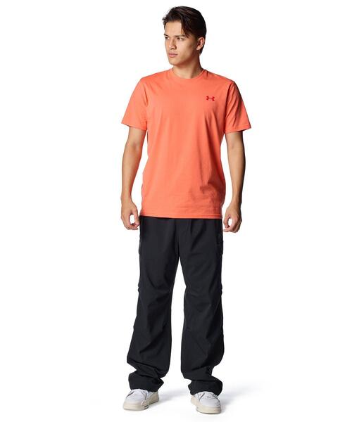 UNDER ARMOUR(アンダーアーマー)の「UAパフォーマンスコットン ショートスリーブTシャツ(トレーニング/メンズ)(Tシャツ/カットソー・メンズ・ワインレッド・M/XL/L/2XL/S)」の3枚目の写真