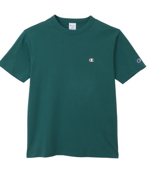 Champion(チャンピオン)の「チャンピオン SHORT SLEEVE T-SHIRT(Tシャツ/カットソー・メンズ・サックスブルー/ライトグリーン/グリーン・S/M/L/LL)」の2枚目の写真