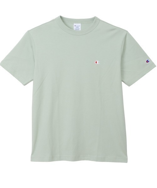 Champion(チャンピオン)の「チャンピオン SHORT SLEEVE T-SHIRT(Tシャツ/カットソー・メンズ・サックスブルー/ライトグリーン/グリーン・S/M/L/LL)」の1枚目の写真