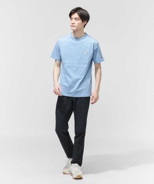 Champion(チャンピオン)の「チャンピオン SHORT SLEEVE T-SHIRT(Tシャツ/カットソー・メンズ・サックスブルー/ライトグリーン/グリーン・S/M/L/LL)」の7枚目の写真