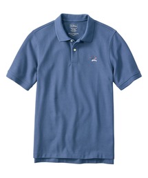 L.L.Bean（エルエルビーン）の「ジャパン・フィット プレミアム・ダブル・エル・ポロシャツ、半袖 タイド・フライ刺繍 ジャパン・フィット（ポロシャツ）」