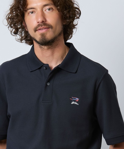 L.L.Bean（エルエルビーン）の「ジャパン・フィット　プレミアム・ダブル・エル・ポロシャツ、半袖　タイド・フライ刺繍 ジャパン・フィット（ポロシャツ・メンズ・ホワイト/ブラック/インディゴブルー/ネイビー・XX-LARGE/SMALL/X-LARGE/LARGE/MEDIUM）」の18枚目の写真