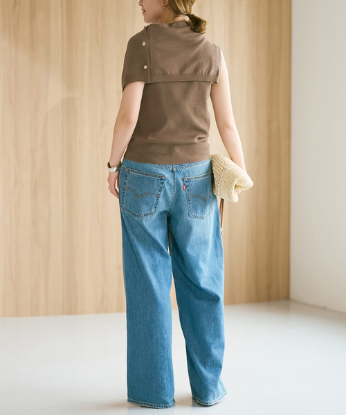 Spick & Span（スピックアンドスパン）の「《手洗い可 / 》2枚SETアンサンブルニット（アンサンブル・レディース・ホワイト/ブラック/カーキ・FREE）」の22枚目の写真