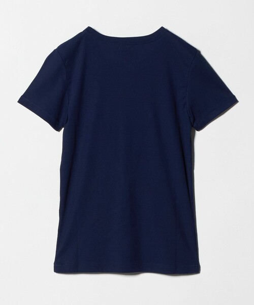 GOOD PEOPLE GOOD STITCHING GOOD PRODUCT(グッドピープルグッドスティッチンググッドプロダクト)の「<GOOD PEOPLE GOOD STITCHING GOOD PRODUCT>リブ Tシャツ(Tシャツ/カットソー・レディース・ネイビー・S)」の2枚目の写真