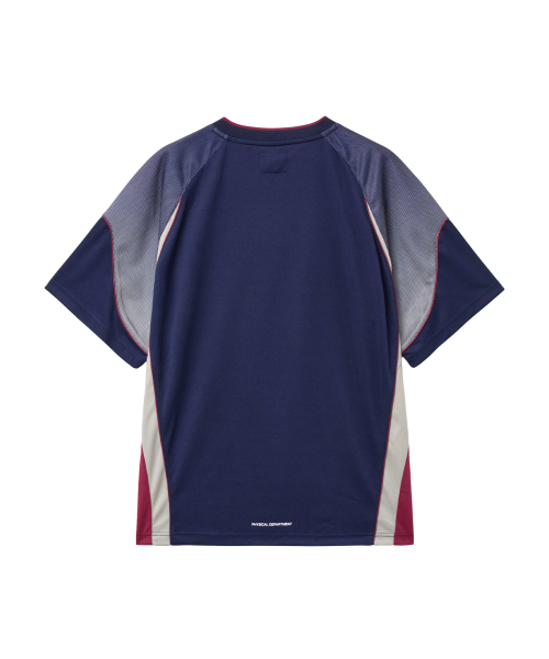 PHYPS MOTORCYCLE(フィップスモーターサイクル)の「Mesh Speed Track Short Sleeve Navy(Tシャツ/カットソー・レディース・その他・SMALL/MEDIUM/LARGE/X-LARGE)」の2枚目の写真