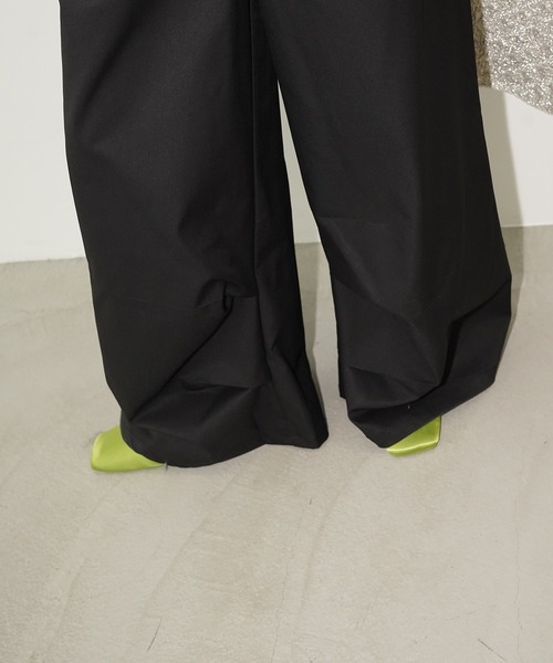 chuclla(チュクラ)の「ボリュームタック ワイドパンツ chw26s200(その他パンツ・レディース・ホワイト/ブラック・L/M/S)」の14枚目の写真