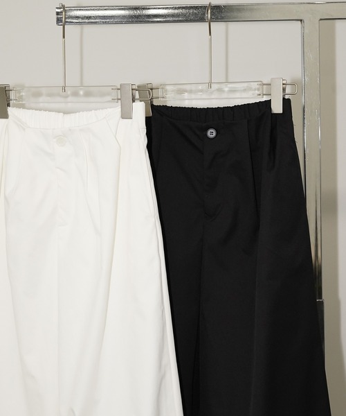 chuclla(チュクラ)の「ボリュームタック ワイドパンツ chw26s200(その他パンツ・レディース・ホワイト/ブラック・L/M/S)」の19枚目の写真