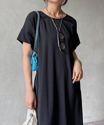 DouDou | 【WEB限定】接触冷感バックツイストワンピース(ワンピース)