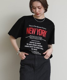 Re Fiina（フィーナ）の「ＮＥＷＹＯＲＫプリントＴ（Tシャツ/カットソー）」