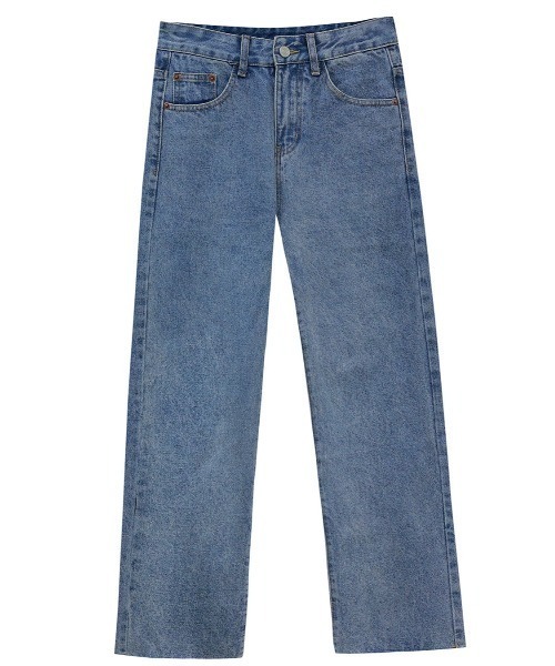 Otte(オッテ)の「クロップドストレートデニム(デニムパンツ・メンズ・ブラック/ライトブルー・SMALL/MEDIUM/X-LARGE/LARGE)」の3枚目の写真