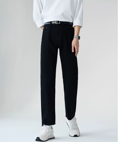 Otte(オッテ)の「クロップドストレートデニム(デニムパンツ・メンズ・ブラック/ライトブルー・SMALL/MEDIUM/X-LARGE/LARGE)」の10枚目の写真