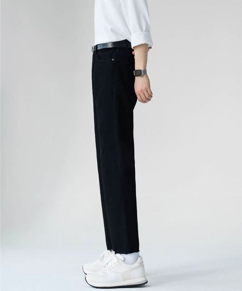 Otte(オッテ)の「クロップドストレートデニム(デニムパンツ・メンズ・ブラック/ライトブルー・SMALL/MEDIUM/X-LARGE/LARGE)」の9枚目の写真
