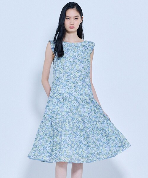 TOCCA(トッカ)の「MORNING BLOOM ドレス(ワンピース・レディース・ピンク系5/グリーン系5/ブラック系・00/0/2/4/6)」の1枚目の写真