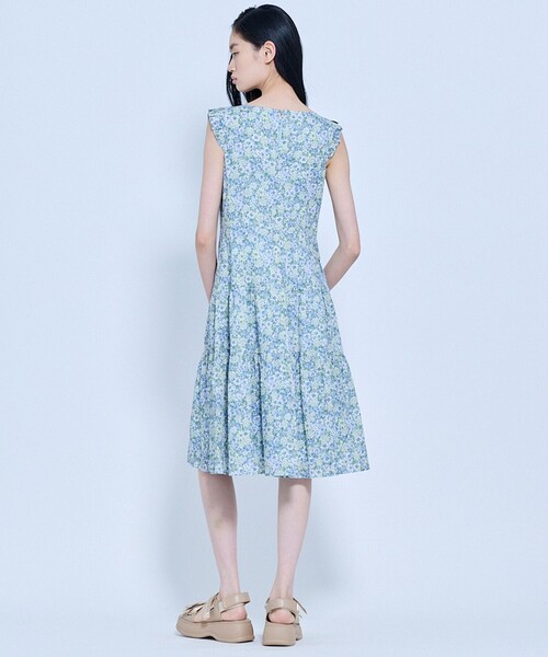 TOCCA(トッカ)の「MORNING BLOOM ドレス(ワンピース・レディース・ピンク系5/グリーン系5/ブラック系・00/0/2/4/6)」の6枚目の写真