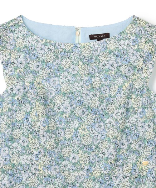 TOCCA(トッカ)の「MORNING BLOOM ドレス(ワンピース・レディース・ピンク系5/グリーン系5/ブラック系・00/0/2/4/6)」の10枚目の写真