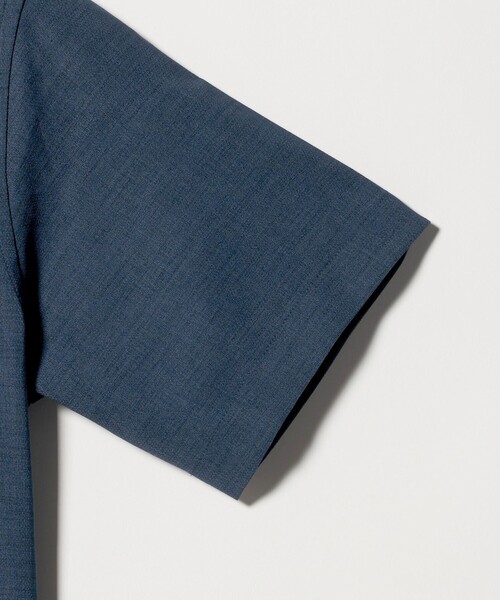 A DAY IN THE LIFE UNITED ARROWS(アデイインザライフユナイテッドアローズ)の「リネンライク スラブドビー ジャスト レギュラーカラーシャツ-吸水速乾-<A DAY IN THE LIFE>(シャツ/ブラウス・メンズ・オリーブ/ターコイズブルー系/ホワイト/ネイビー・XL/M/S/L)」の22枚目の写真