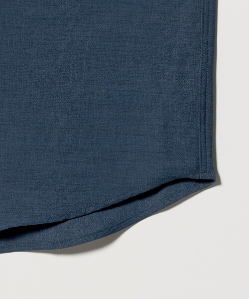 A DAY IN THE LIFE UNITED ARROWS(アデイインザライフユナイテッドアローズ)の「リネンライク スラブドビー ジャスト レギュラーカラーシャツ-吸水速乾-<A DAY IN THE LIFE>(シャツ/ブラウス・メンズ・オリーブ/ターコイズブルー系/ホワイト/ネイビー・XL/M/S/L)」の21枚目の写真