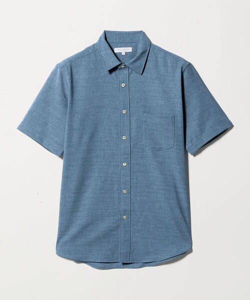 A DAY IN THE LIFE UNITED ARROWS(アデイインザライフユナイテッドアローズ)の「リネンライク スラブドビー ジャスト レギュラーカラーシャツ-吸水速乾-<A DAY IN THE LIFE>(シャツ/ブラウス・メンズ・オリーブ/ターコイズブルー系/ホワイト/ネイビー・XL/M/S/L)」の12枚目の写真