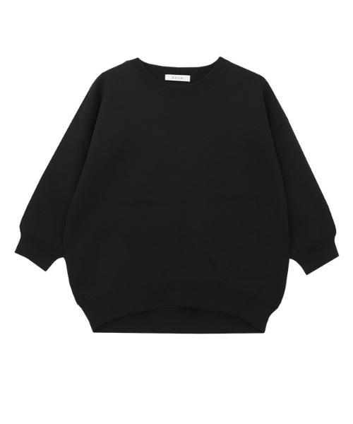 RASW（ラス）の「[RASW]多機能ルーズハーフニット（ニット/セーター・レディース・ブラック/ホワイト/ベージュ系その他・L/M）」の6枚目の写真