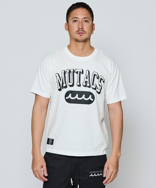 ACANTHUS(アカンサス)の「mt10525-Shadow College Logo Tee Tシャツ(MA2662)(Tシャツ/カットソー・メンズ・ブラック/グレー/ホワイト/ネイビー・XL/L/M/S)」の1枚目の写真