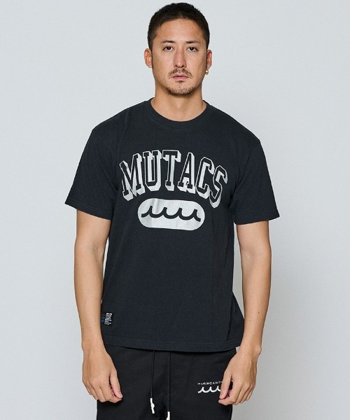 ACANTHUS(アカンサス)の「mt10525-Shadow College Logo Tee Tシャツ(MA2662)(Tシャツ/カットソー・メンズ・ブラック/グレー/ホワイト/ネイビー・XL/L/M/S)」の2枚目の写真