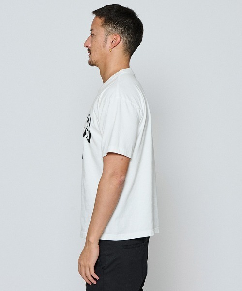 ACANTHUS(アカンサス)の「mt10525-Shadow College Logo Tee Tシャツ(MA2662)(Tシャツ/カットソー・メンズ・ブラック/グレー/ホワイト/ネイビー・XL/L/M/S)」の5枚目の写真
