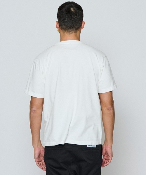 ACANTHUS(アカンサス)の「mt10525-Shadow College Logo Tee Tシャツ(MA2662)(Tシャツ/カットソー・メンズ・ブラック/グレー/ホワイト/ネイビー・XL/L/M/S)」の6枚目の写真