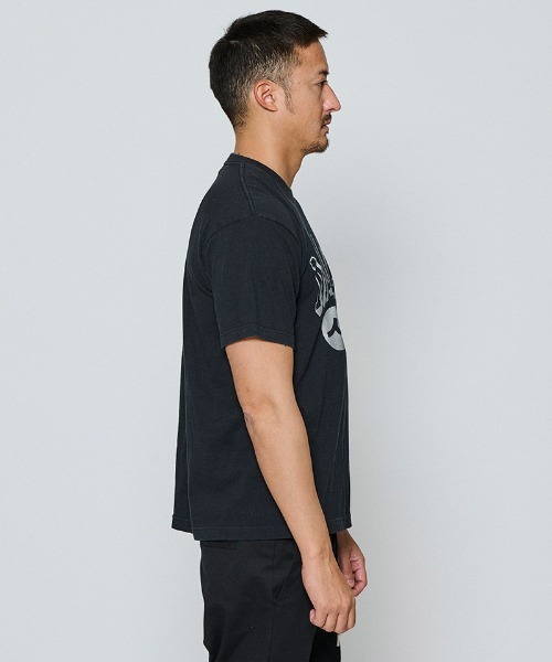 ACANTHUS(アカンサス)の「mt10525-Shadow College Logo Tee Tシャツ(MA2662)(Tシャツ/カットソー・メンズ・ブラック/グレー/ホワイト/ネイビー・XL/L/M/S)」の16枚目の写真