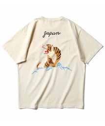 HOUSTON ヒューストン PIGMENT U.S. COTTON TIGER PRINT TEE ピグメント USコットン タイガープリント 半袖Tシャツ