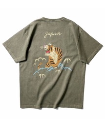 HOUSTON ヒューストン PIGMENT U.S. COTTON TIGER PRINT TEE ピグメント USコットン タイガープリント 半袖Tシャツ