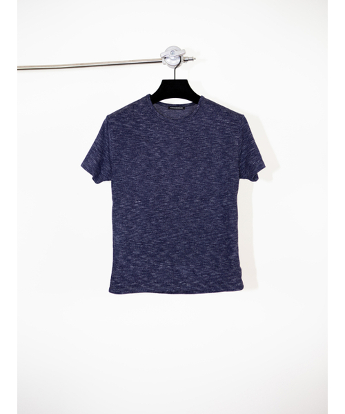 GOZER(ゴーザー)の「Slim Knit-Jersey T_Navy(Tシャツ/カットソー・メンズ・ネイビー・LARGE/MEDIUM)」の1枚目の写真