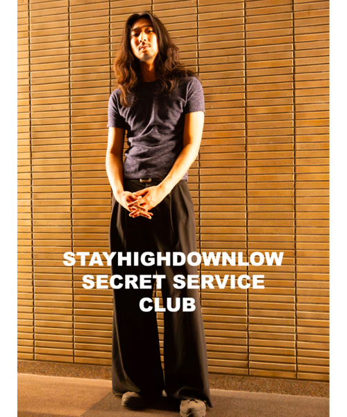 GOZER(ゴーザー)の「Slim Knit-Jersey T_Navy(Tシャツ/カットソー・メンズ・ネイビー・LARGE/MEDIUM)」の2枚目の写真