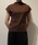 CLANE�i�N���l�j�́uCLANE UP NECK COMPACT TOPS�iT�V���c/�J�b�g�\�[�j�v�b�_�[�N�u���E��