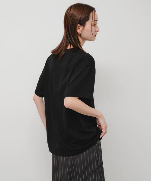 SENSE OF PLACE by URBAN RESEARCH(センスオブプレイスバイアーバンリサーチ)の「レースロゴTシャツ(Tシャツ/カットソー・レディース・ブラック/オフホワイト/チャコールグレー・ONE)」の14枚目の写真