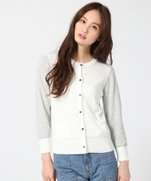 GLOBAL WORK | 12ゲージコットンクルーカーディガン長袖/708510(カーディガン/ボレロ)