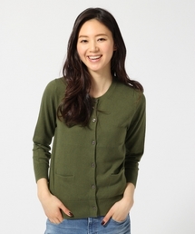 GLOBAL WORK | 12ゲージコットンクルーカーディガン長袖/708510(カーディガン/ボレロ)