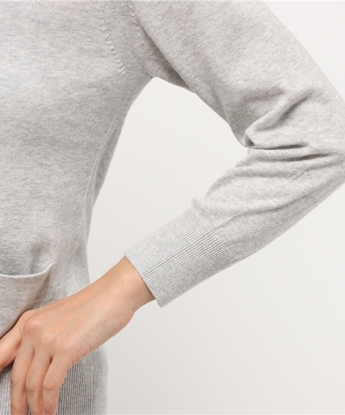 GLOBAL WORK(グローバルワーク)の「12ゲージコットンクルーカーディガン長袖/708510(カーディガン/ボレロ・レディース・ライトイエロー/ライトグレー/ライトピンク/カーキ/その他/ネイビー/ホワイト・SMALL/LARGE/MEDIUM)」の13枚目の写真