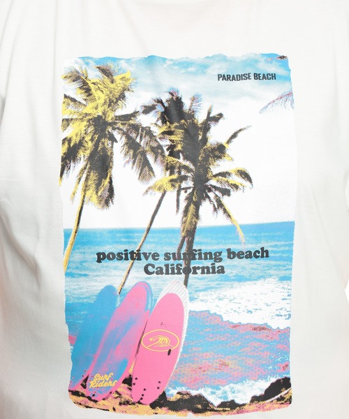 B&T CLUB(ビーティークラブ)の「Tシャツ 半袖 メンズ 大きいサイズ サーフフォト クルーネック カットソー B&T CLUB (ビーアンドティークラブ)(Tシャツ/カットソー・メンズ・ホワイト/ベージュ・X1(3L~4L)/X2(4L~5L)/X3(6L~7L))」の22枚目の写真