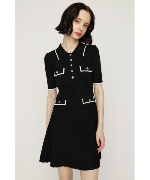 SLY(スライ)の「COLLARED FRONT PK S/OP カラードフロントポケットショートワンピース 夏服(ワンピース・レディース・ネイビー/ベージュ/ブラック・2/1)」の16枚目の写真
