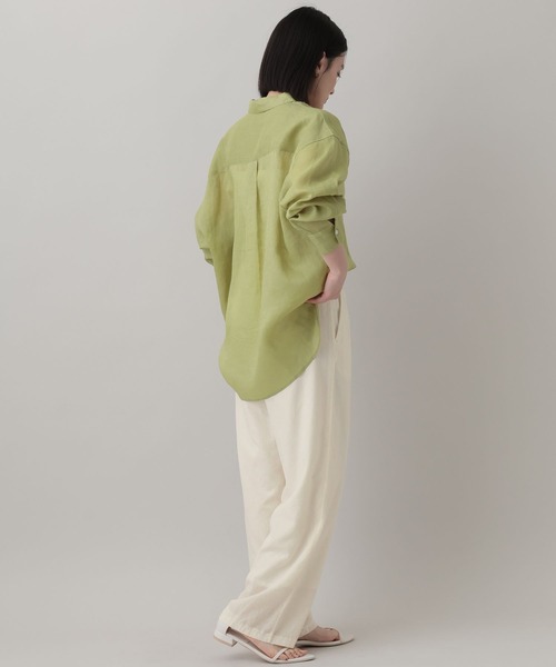 A part by(アパートバイ)の「【Sサイズ展開】シアードライタックパンツ(その他パンツ・レディース・オフホワイト/ブラック/グレー系その他4・MEDIUM/SMALL)」の6枚目の写真