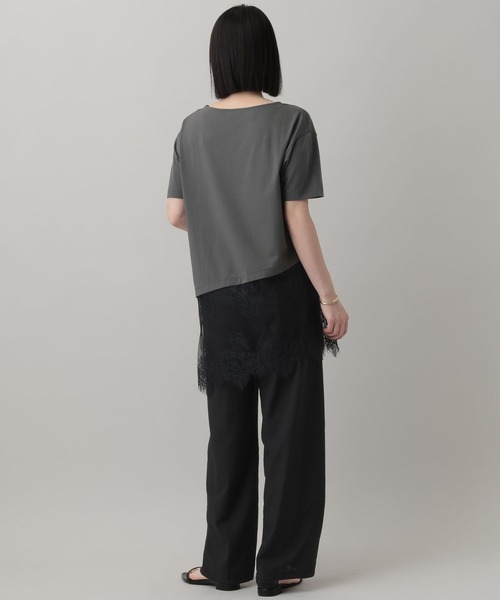 A part by(アパートバイ)の「【Sサイズ展開】シアードライタックパンツ(その他パンツ・レディース・オフホワイト/ブラック/グレー系その他4・MEDIUM/SMALL)」の12枚目の写真