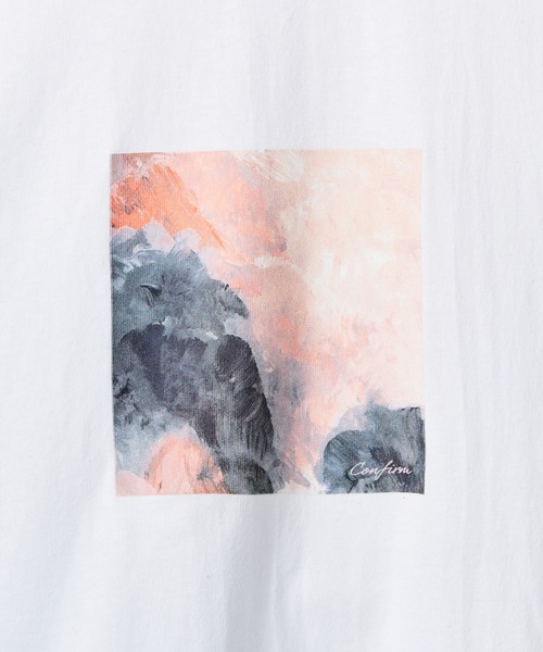Confirm(コンファーム)の「アブストラクト絵画 フロントプリント 半袖Tシャツ メンズ レディース(Tシャツ/カットソー・メンズ・ブラック/ブラック系その他/ネイビー/ブラウン/ホワイト系その他/ホワイト・L/M)」の19枚目の写真