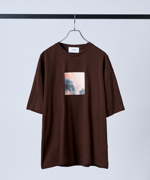 Confirm(コンファーム)の「アブストラクト絵画 フロントプリント 半袖Tシャツ メンズ レディース(Tシャツ/カットソー・メンズ・ブラック/ブラック系その他/ネイビー/ブラウン/ホワイト系その他/ホワイト・L/M)」の20枚目の写真
