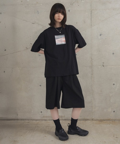 Confirm(コンファーム)の「アブストラクト絵画 フロントプリント 半袖Tシャツ メンズ レディース(Tシャツ/カットソー・メンズ・ブラック/ブラック系その他/ネイビー/ブラウン/ホワイト系その他/ホワイト・L/M)」の11枚目の写真