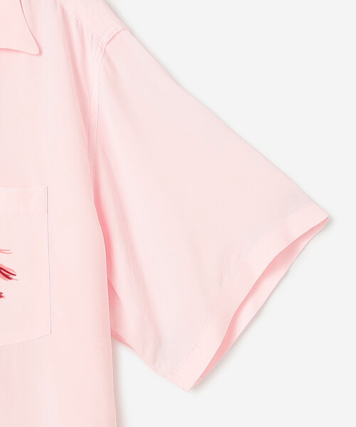 SUN SURF(サンサーフ)の「SUN SURF | ハワイアンシャツ “WATER SKIING” WOMEN(シャツ/ブラウス・レディース・オフホワイト/ピンク・S)」の7枚目の写真