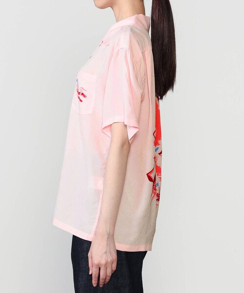 SUN SURF(サンサーフ)の「SUN SURF | ハワイアンシャツ “WATER SKIING” WOMEN(シャツ/ブラウス・レディース・オフホワイト/ピンク・S)」の15枚目の写真